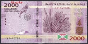 2.000 Francs 2015  P 52  UNC