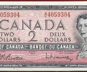 2 Dollars 1961-72  P 76-b  UNC