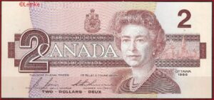 2 Dollars 1986  P 94-c  UNC