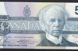 5 dollars 1986  P 95-c  UNC