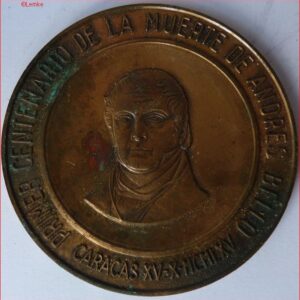 Medal Primer Centenario Andres Bello, Caracas 1915