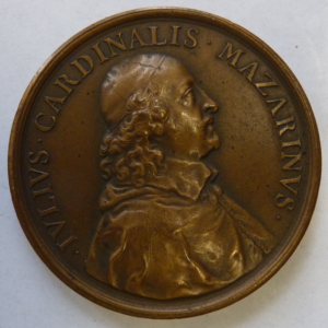 Medal France Cardinal Mazarin en de slag of Casale 1630
