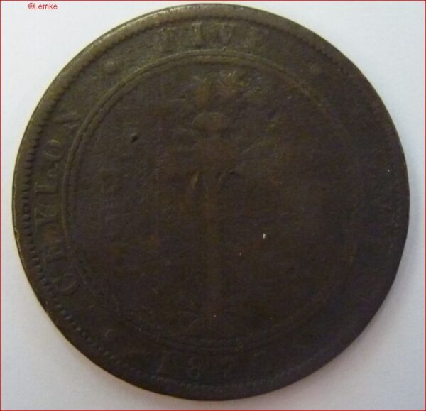 Ceylon KM 93-1870 voor