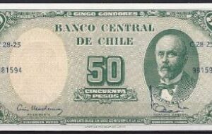 50 Pesos 1960  P 126-b1  UNC