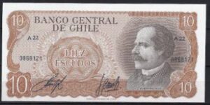 10 escudos 1970 ND  P 143  UNC
