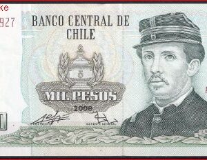 1.000 Pesos 2008  P 154-g  PR/XF