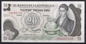 20 Pesos Oro jan. 1982 P 409-b UNC