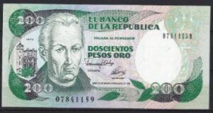 200 pesos oro aug. 1992 P 429-a UNC