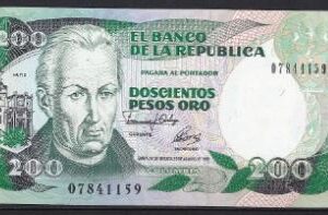 200 pesos oro aug. 1992  P 429-a  UNC