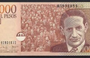 1000 pesos 2001  P 450-a  UNC