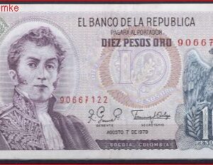 10 Pesos Oro aug. 1979  P 407-g  aUNC