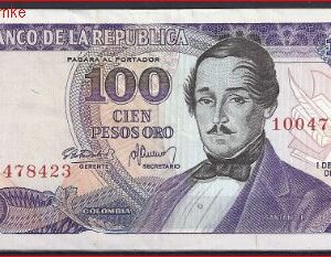 100 Pesos Oro jan. 1977  P 418-a  PR/XF