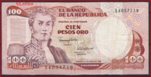 100 Pesos Oro jan. 1986 P 426-b FR/ZFR