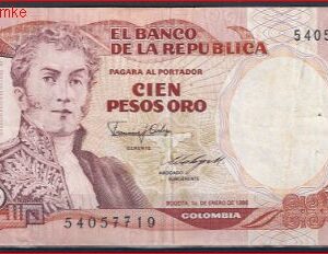 100 Pesos Oro jan. 1986  P 426-b  FR/ZFR