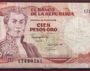 100 Pesos Oro okt 1986  P 426-c  FR