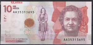 10 Pesos aug. 2015 P 460-a UNC