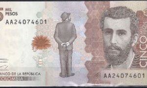 5 Pesos aug. 2015  P 459-a  UNC