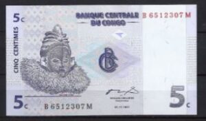 5 Centimes 1997  P 81-a  UNC