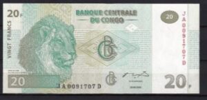 20 francs 2003  P 94A  UNC