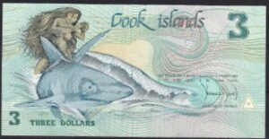 3 dollars  P3-a 1987  UNC