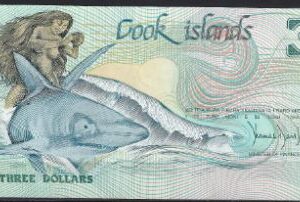 3 dollars  P3-a 1987  UNC