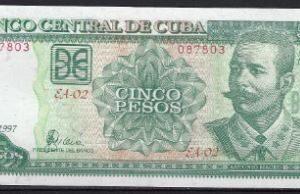 5 pesos 1997  P 116-a  UNC