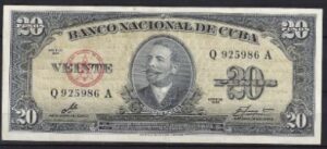 20 pesos 1960  P 80-c  UNC