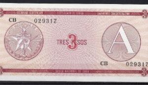 3 pesos ND  1985  P FX 2  UNC