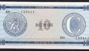 10 pesos 1985  P FX 22  UNC