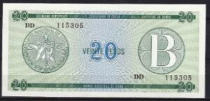 20 pesos ND  1985  P FX 9  UNC