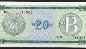 20 pesos ND  1985  P FX 9  UNC