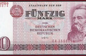 50 mark  P30-B  1971  aUNC