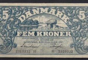 5 kroner  P30-H 1942  Pr