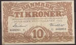 10 kronen  P31-o  1943  PR+