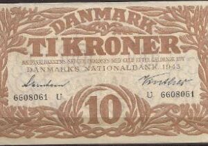 10 kronen  P31-o  1943  PR+