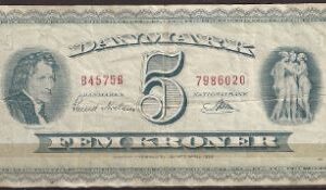 5 kronen  P42-L  1956  ZFr