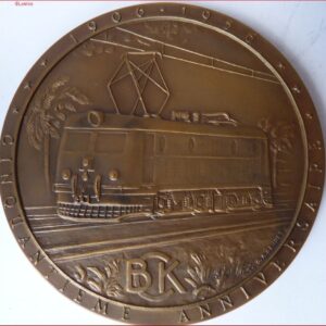 Medaille Cinquantieme Anniversaire BCK 1906-1956 Brussel 1956