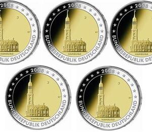 Hamburg 2008 set ADFGJ