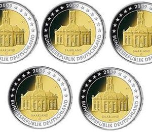 Saarland 2009 set  ADFGJ