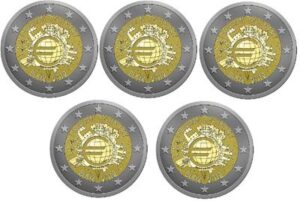 10 jaar Euro 2012 set ADFGJ