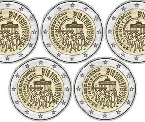 25 jaar Duitse Eenheid 2015 set ADFGJ