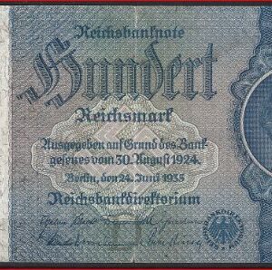 100 reichsmark  P183-a  1935  ZFr