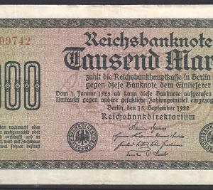 1000 mark  P76-C2 1922   ZFr