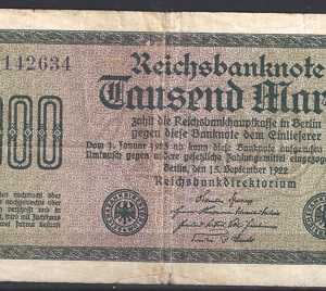 1000 mark  P76-D6  1922  Fr