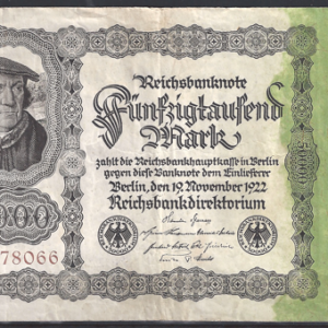 50000 mark  P79-1  1922  ZFr-