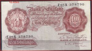 10 shillings P368-c 1960 Pr+