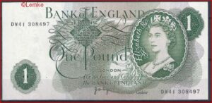 1 pound  P374-g  1970/1977  aUNC