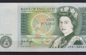 1 pound  P377-a  1978-90 aUNC