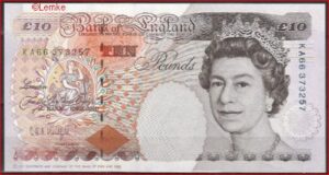 10 pound  P386-a  1993/1998  UNC