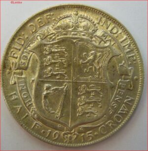 KM 818.1  Half Crown 1915  PR/XF+